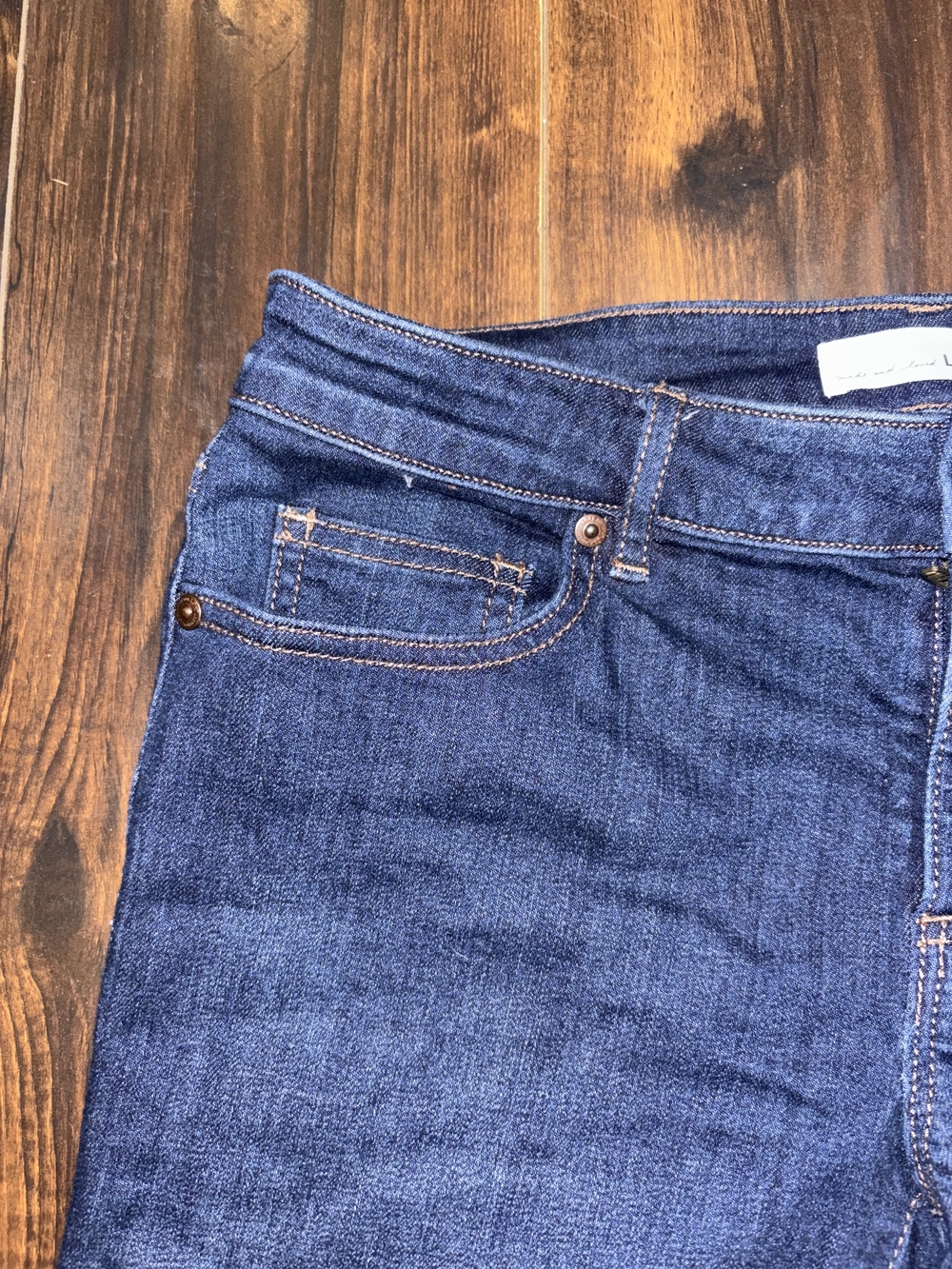 LOFT•Denim Bermuda Shorts - Picture 5 of 5